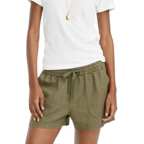 Point Sur | Seaside Linen Blend Shorts - Picture 1 of 15